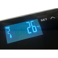 Little balance Digitale Personenwaage Body Wave, schwarz