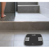 Little balance Digitale Personenwaage Body Wave, schwarz