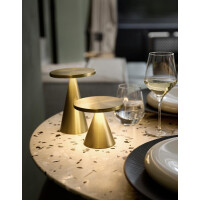 APS Akku LED-Tischleuchte CONE, gold