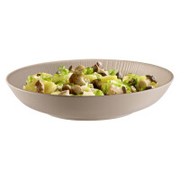 APS Speiseteller NERO tief, Durchmesser: 225 mm, sand