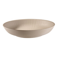 APS Speiseteller NERO tief, Durchmesser: 225 mm, sand