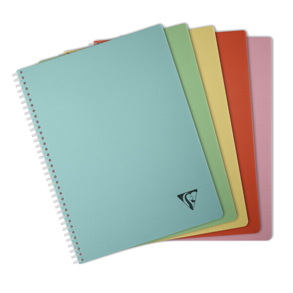 Clairefontaine Spiralbuch LINICOLOR, DIN A4, krapprot