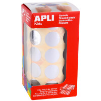 APLI kids Sticker "Rund", auf Rolle, metallic-rot