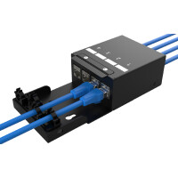 DIGITUS Konsolidierungspunkt-Gehäuse, 4-Port, schwarz