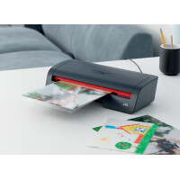GBC Laminiergerät 240, bis DIN A4, schwarz rot