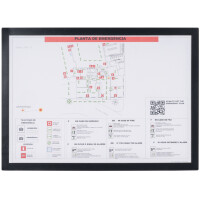 Bi-Office Magnetrahmen, A4, schwarz
