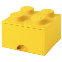 LEGO Schubladenbox STORAGE BRICK DRAWER 4, 1 Schub, gelb