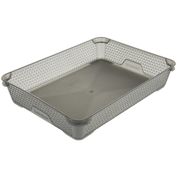 keeeper Stapelkörbchen "mirko", DIN A4, crystal-grey