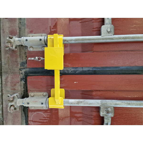 IWH Containerschloss, 220 - 410 mm, gelb