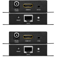 LogiLink 4K HDMI-Extender-Set über LAN, 70 m, schwarz
