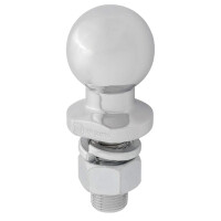 IWH Anhängerkupplungskugel, Kugelkopf, 50 mm, silber