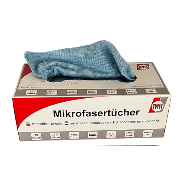 IWH Microfaser-Allzwecktücher, 20er Spenderbox
