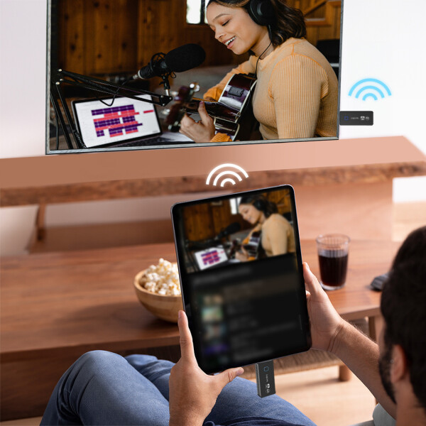 LogiLink Wireless HDMI Extender Set, 4K 30Hz, 30 m, schwarz