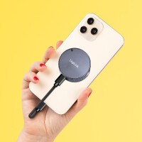 LogiLink Magnetisches USB 3.2 Gen2 SSD-Gehäuse, grau