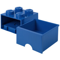 LEGO Schubladenbox STORAGE BRICK DRAWER 4, 1 Schub, blau
