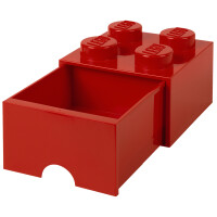 LEGO Schubladenbox STORAGE BRICK DRAWER 4, 1 Schub, grau