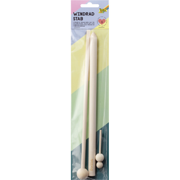folia Windrad Stab, 2-teilig, L&auml;nge: 600 mm
