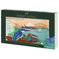 FABER-CASTELL Tuschestift PITT artist pen, 12er Set Sydney