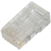 DIGITUS RJ45 Stecker für Rundkabel, Kat. 6, ungeschirmt