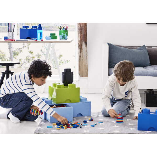 LEGO Schubladenbox STORAGE BRICK DRAWER 8, 2 Schübe, grau