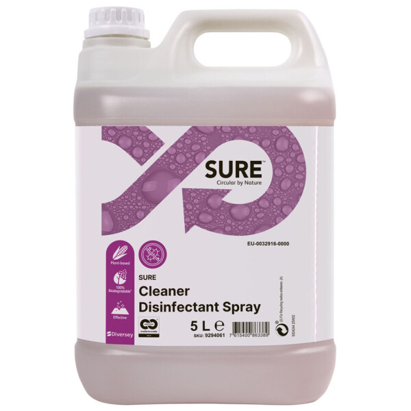 SURE Desinfektionsreiniger "Cleaner Disinfectant", 5 Liter