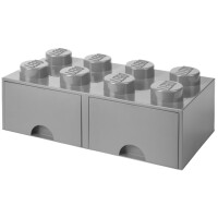 LEGO Schubladenbox STORAGE BRICK DRAWER 8, 2 Schübe, weiß