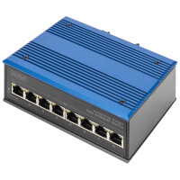 DIGITUS Industrial Fast Ethernet Switch, 8-Port, Unmanaged