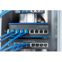 DIGITUS Industrial Fast Ethernet Switch, 8-Port, Unmanaged