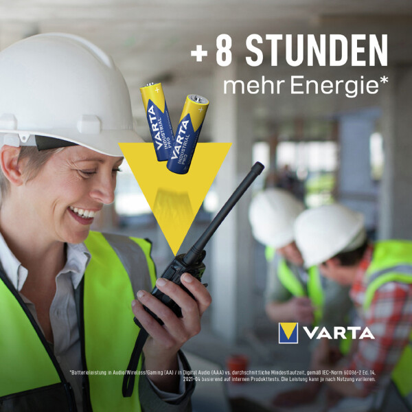 VARTA Alkaline Batterie "INDUSTRIAL PRO", Mignon AA