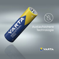 VARTA Alkaline Batterie "INDUSTRIAL PRO", Mignon AA