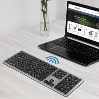 LogiLink BT 5.0 Multi-Device-Tastatur, bluetoothfähig
