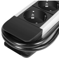 LogiLink Steckdosenleiste mit LCD-Display, 3-fach