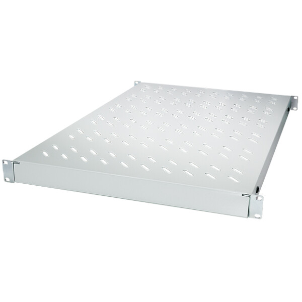 LogiLink 19" Fachboden, 1 HE, verstellbar, (T)570 mm, grau