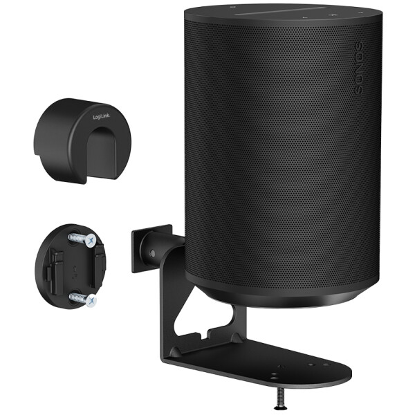 LogiLink Lautsprecher-Wandhalterung für SONOS ERA, schwarz