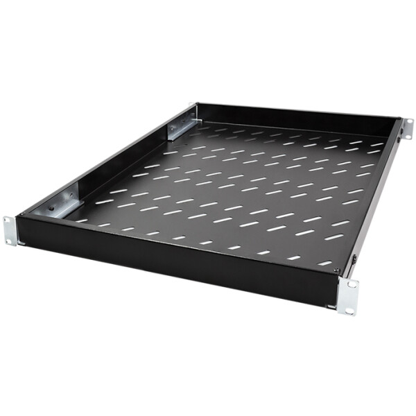 LogiLink 19" Fachboden, 1 HE, verstellbar, (T)350 mm,schwarz