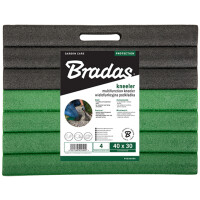 Bradas Kniebrett, (B)400 x (T)300 x (H)40 mm, schwarz grün
