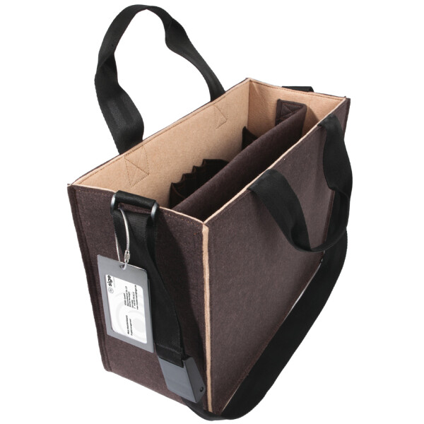 sigel Business-Filztasche Desk Sharing Bag Bicolor M, grau
