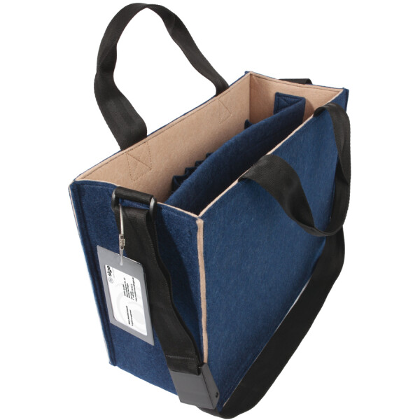 sigel Business-Filztasche Desk Sharing Bag Bicolor M, grau