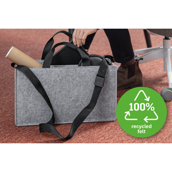 sigel Business-Filztasche Desk Sharing Bag Classic M, grau