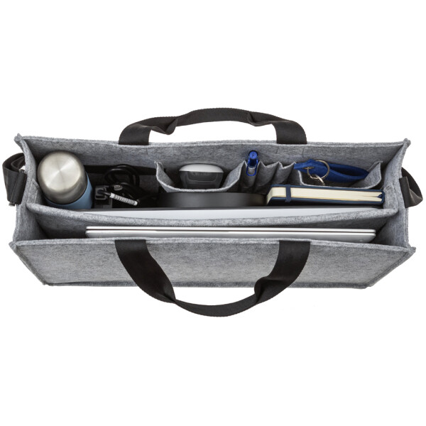sigel Business-Filztasche Desk Sharing Bag Classic L, grau