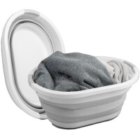 Linden Berg Wäschekorb, faltbar, 36 Liter, grau...