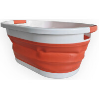 Linden Berg Wäschekorb, faltbar, 36 Liter, orange...