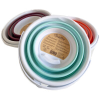 Linden Berg Eimer, faltbar, rund, 10 Liter, bordeaux...