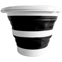 Linden Berg Eimer, faltbar, rund, 10 Liter, schwarz...