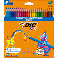 BIC KIDS Buntstifte Evolution ecolutions, 24er Kartonetui