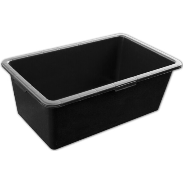 Bradas Mörtelwanne, aus PVC, 60 Liter, schwarz