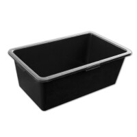 Bradas Mörtelwanne, aus PVC, 60 Liter, schwarz