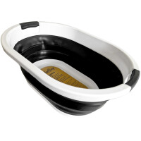 Linden Berg Wäschekorb, faltbar, 36 Liter, schwarz...