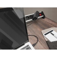 DIGITUS Notebook-Ladegerät USB-C, 100 Watt GaN, schwarz