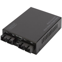 DIGITUS Gigabit Medienkonverter Multimode zu Singlemode